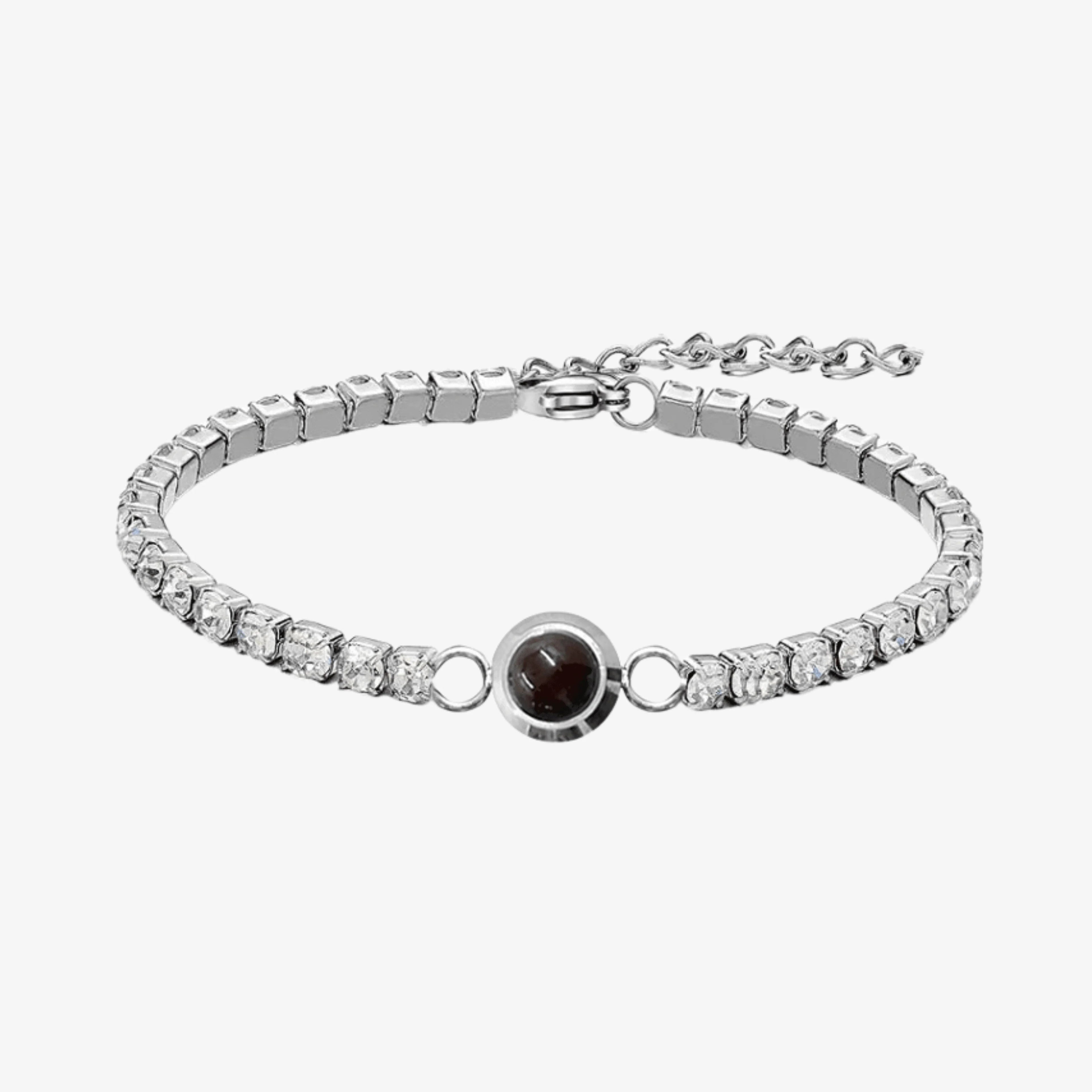Tennis Bracelet W/ Photo Projection