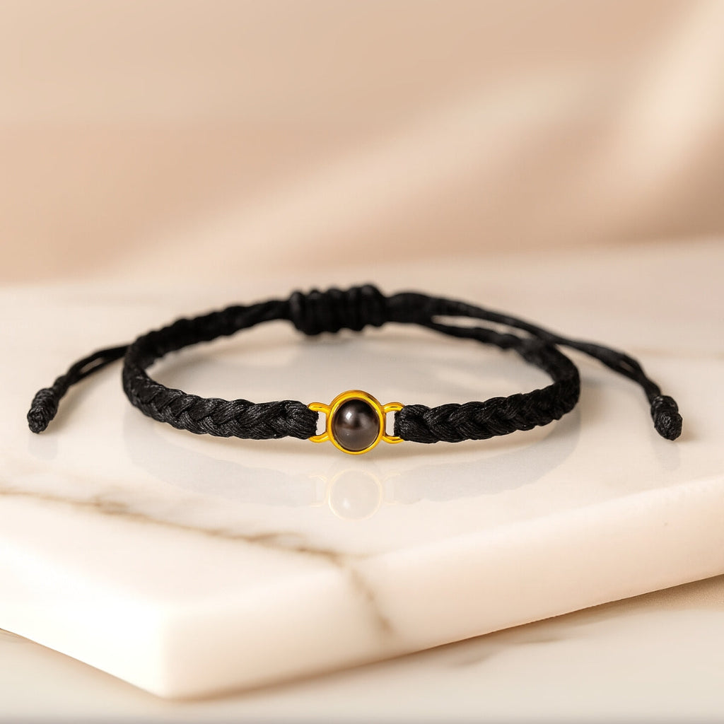 Rope Bracelet W/ Photo Projection