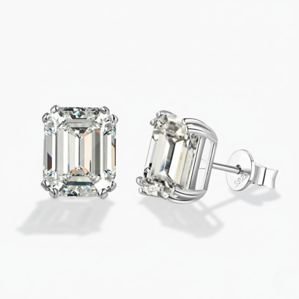 Timeless Emerald Stud Earrings