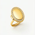 Oval Locket Ring