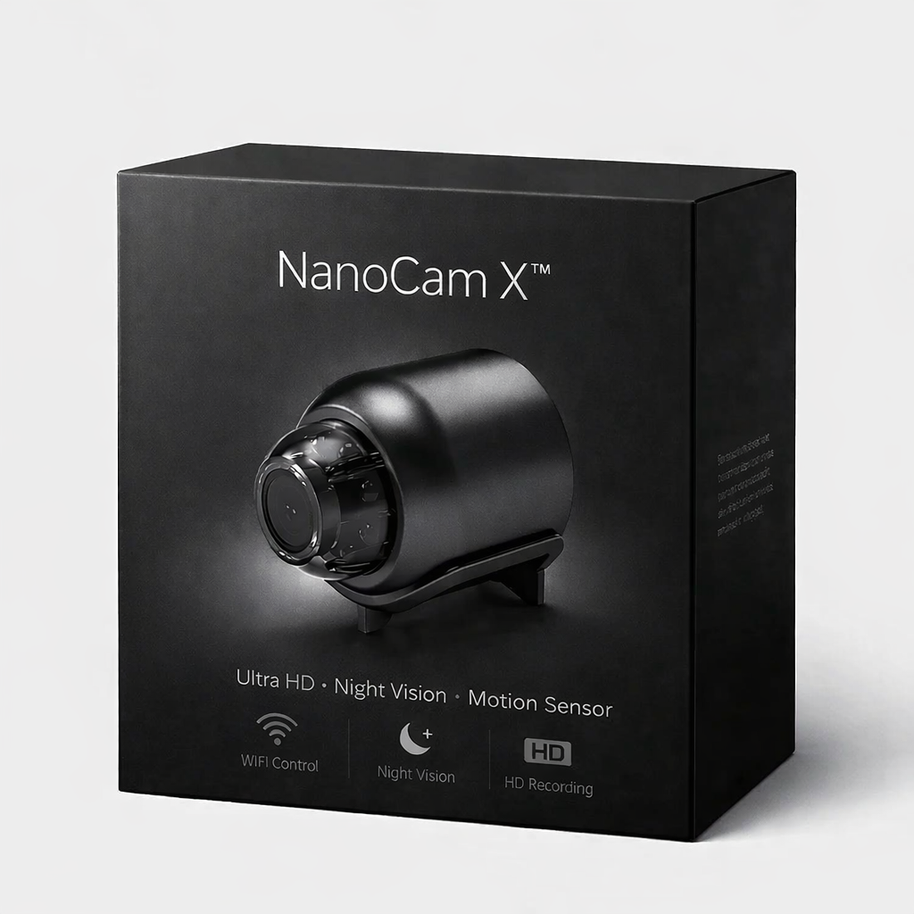 NanoCam X HD - Mini WIFI Camera 1080P HD + Night Vision Included