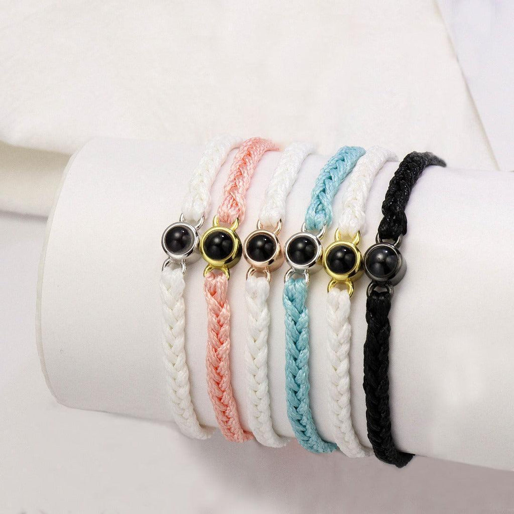 Rope Bracelet W/ Photo Projection