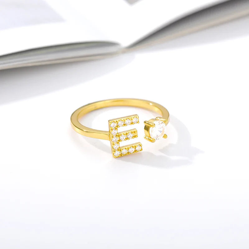 Forever Yours Initial Ring