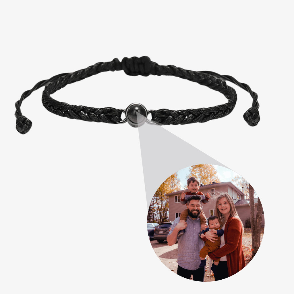 Rope Bracelet W/ Photo Projection